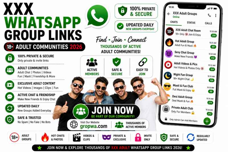 XXX WhatsApp Group Links – Adult Communities 2026 - gropwa.com